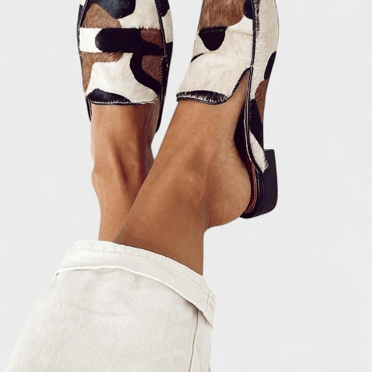Ariadne™ | Mocassins com Padrão Abstrato - | Benedita Lisboa