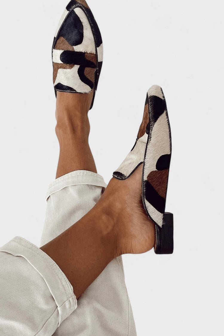 Ariadne™ | Mocassins com Padrão Abstrato - | Benedita Lisboa