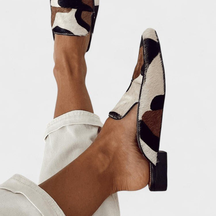 Ariadne™ | Mocassins com Padrão Abstrato - | Benedita Lisboa