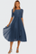 Aura™ | Vestido de Festa com Renda e Chiffon - | Benedita Lisboa
