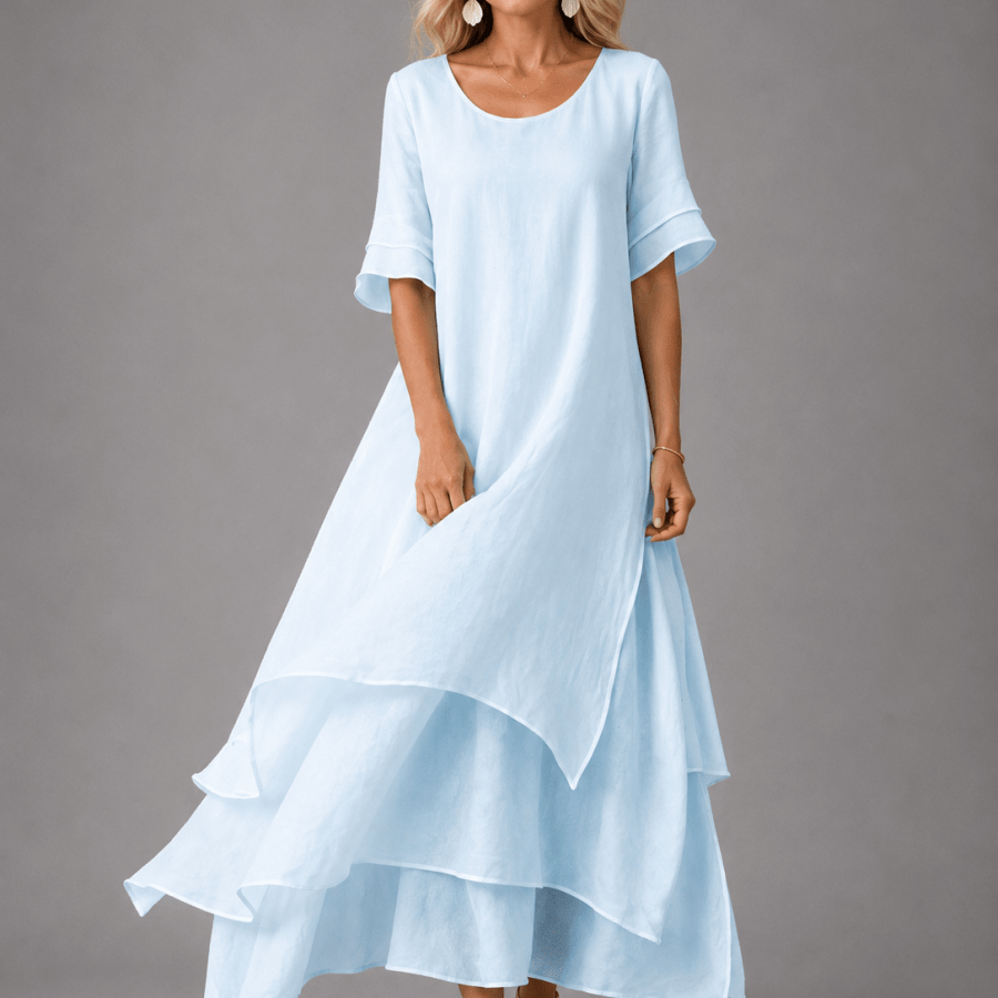 Aura™ | Vestido Maxi Fluído - Maxi Dresses | Benedita Lisboa