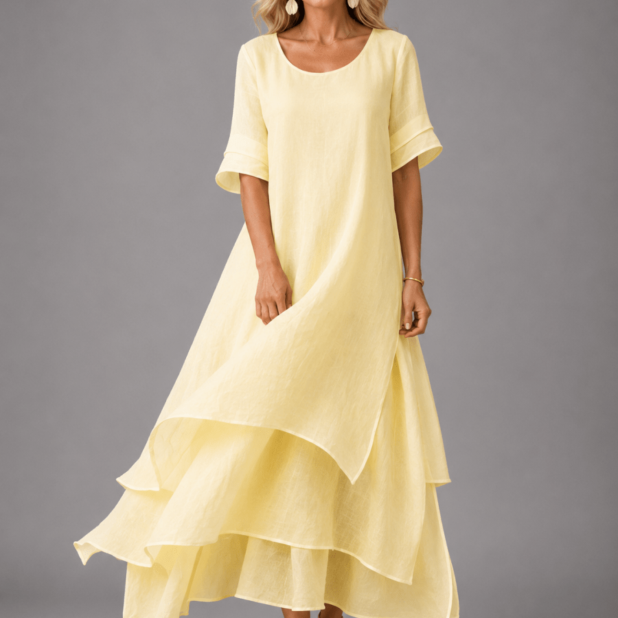 Aura™ | Vestido Maxi Fluído - Maxi Dresses | Benedita Lisboa