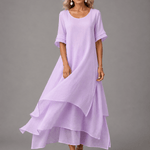 Aura™ | Vestido Maxi Fluído - Maxi Dresses | Benedita Lisboa