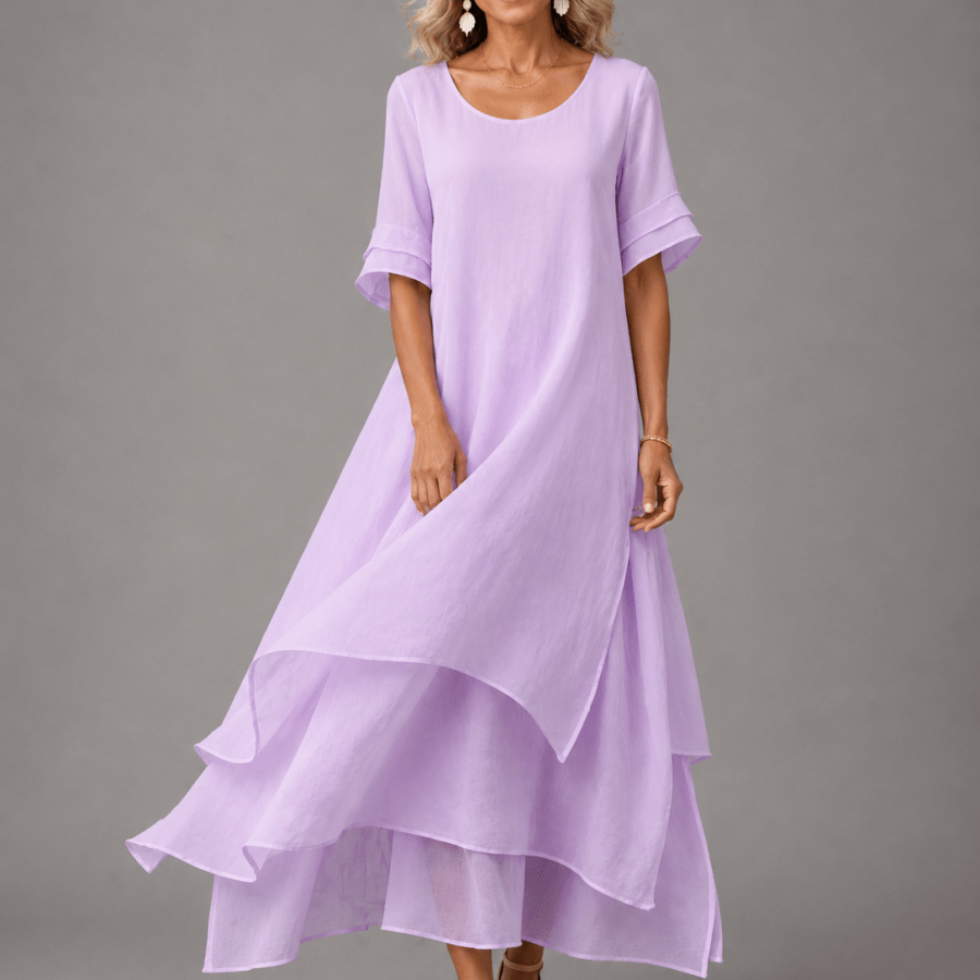 Aura™ | Vestido Maxi Fluído - Maxi Dresses | Benedita Lisboa