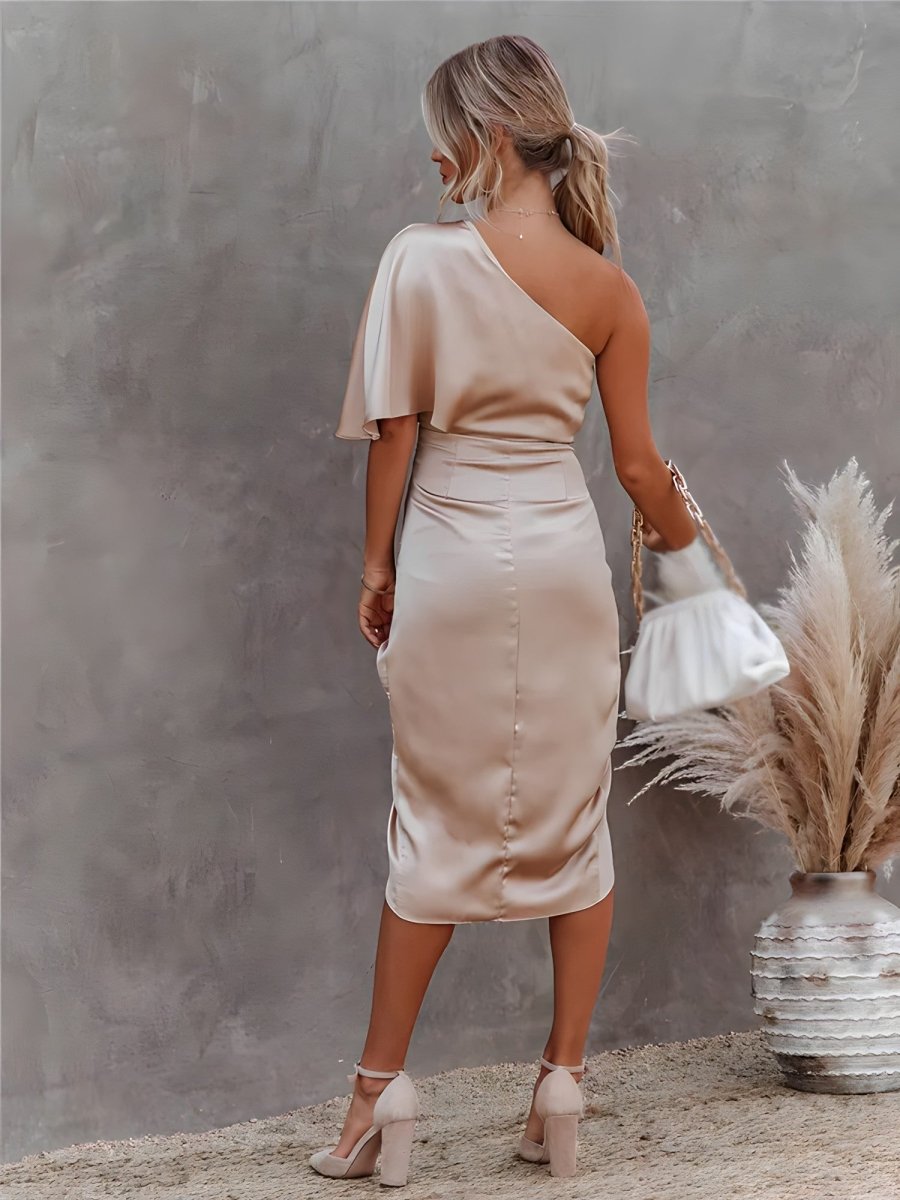 Aurora™ | Vestido Midi Elegante - | Benedita Lisboa