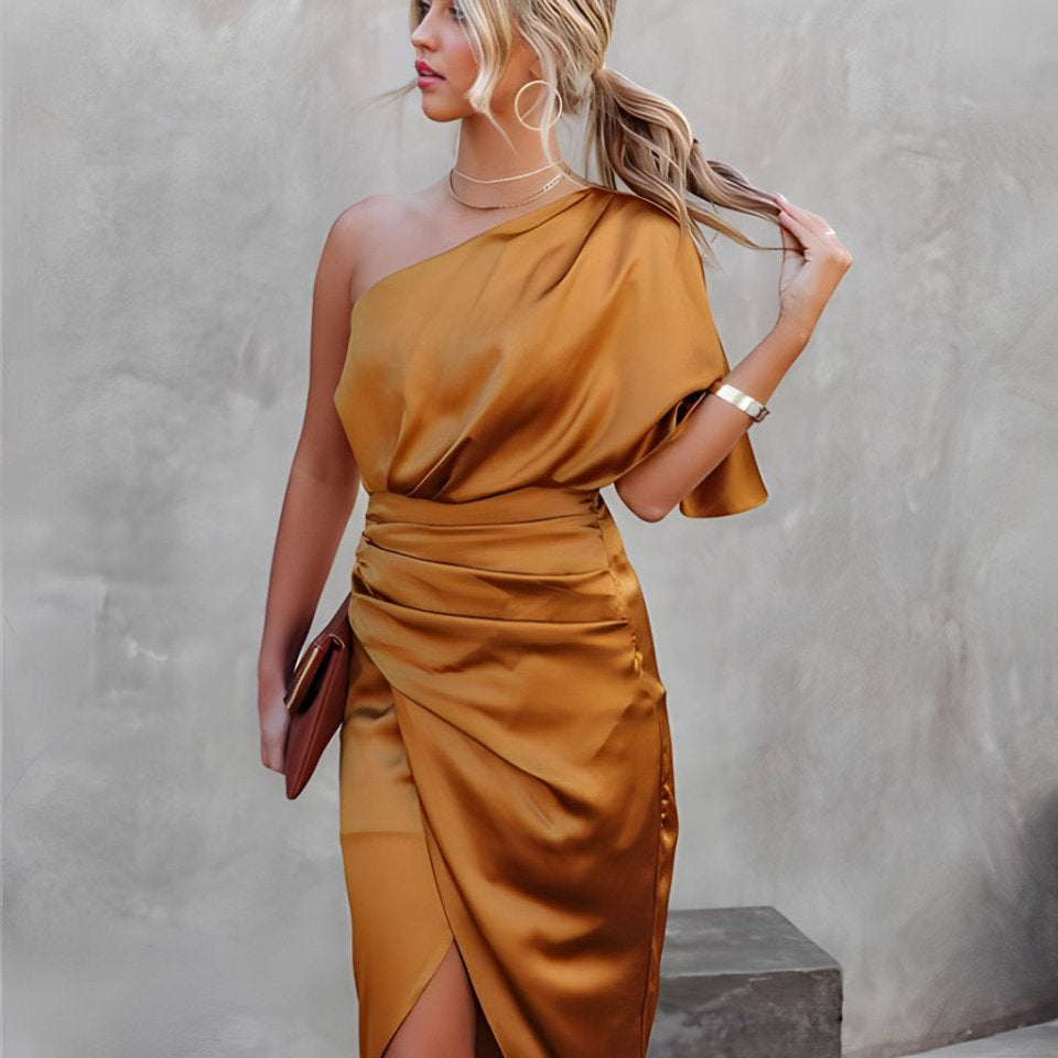 Aurora™ | Vestido Midi Elegante - | Benedita Lisboa