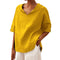 Beatriz™ | Blusa de Linho V com Corte Clássico, Leve e Confortável - | Benedita Lisboa