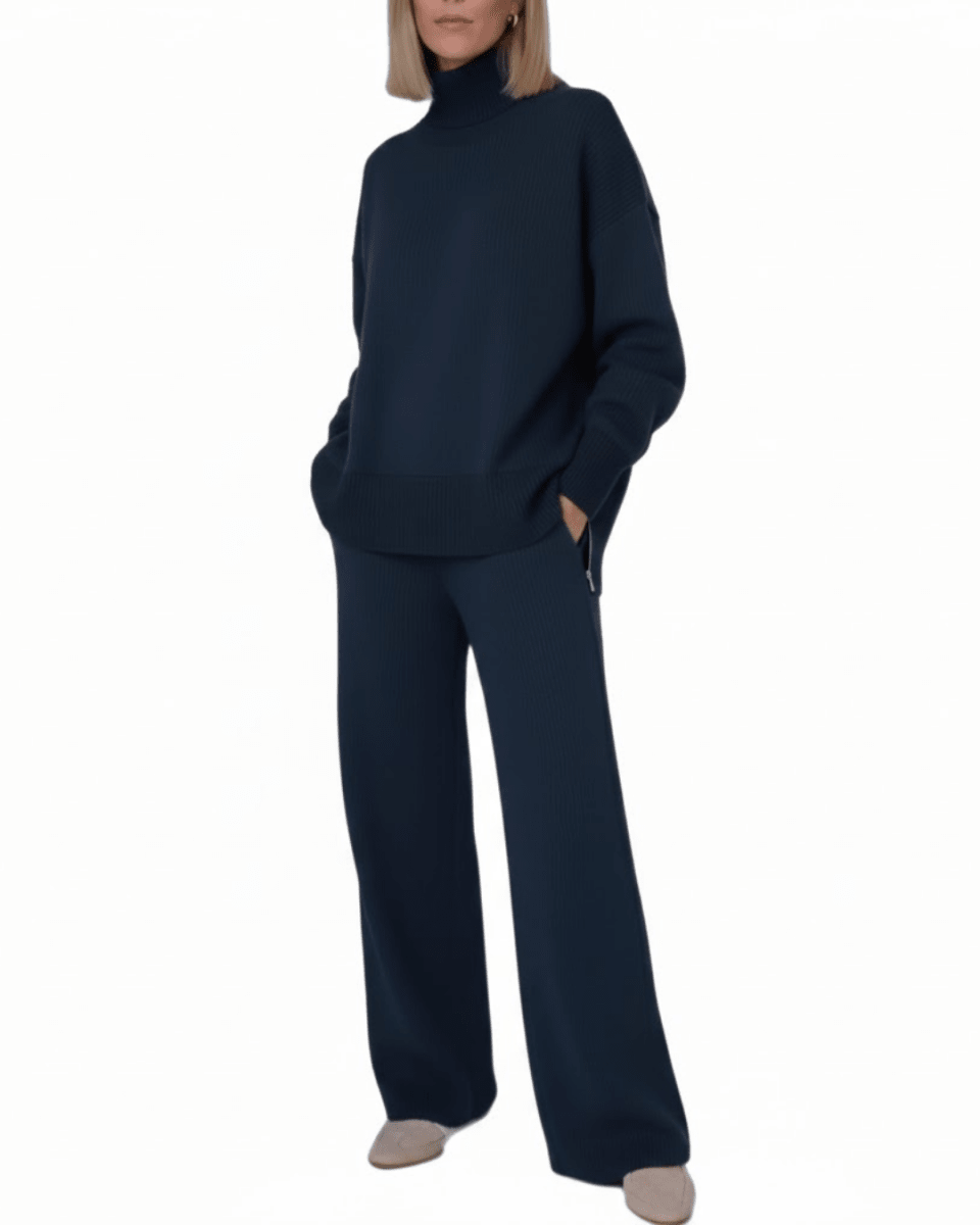 BEATRIZ™ | Conjunto Malha Elegante Minimalista - | Benedita Lisboa