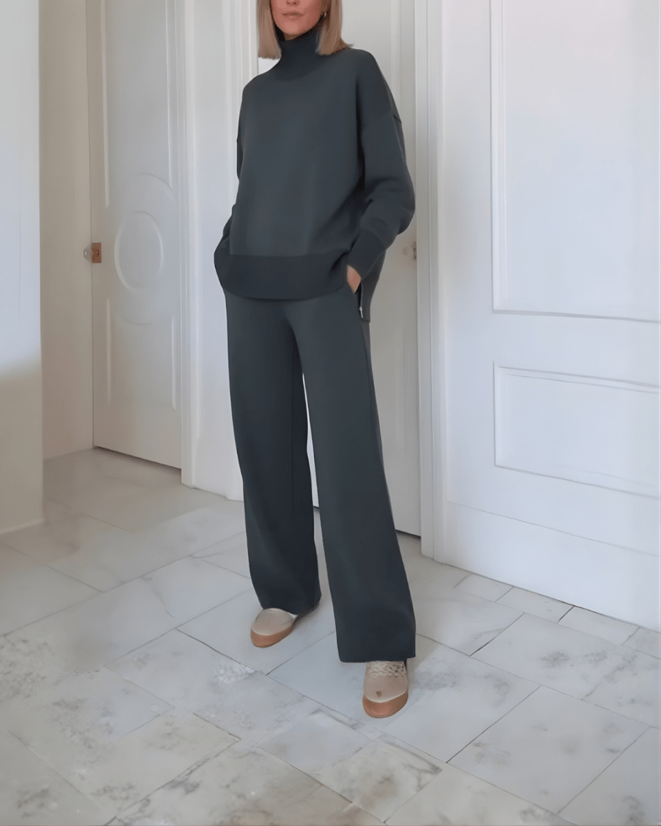 BEATRIZ™ | Conjunto Malha Elegante Minimalista - | Benedita Lisboa