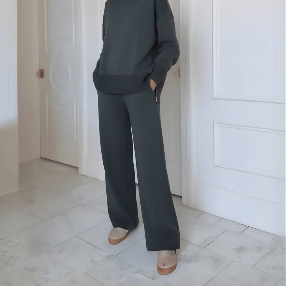 BEATRIZ™ | Conjunto Malha Elegante Minimalista - | Benedita Lisboa