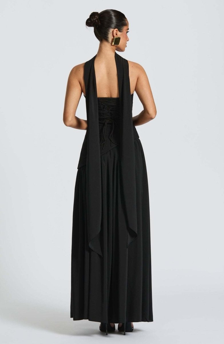Beatriz™ | Vestido Longo com Corte Sofisticado - | Benedita Lisboa