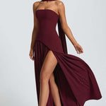 Beatriz™ | Vestido Longo com Corte Sofisticado - | Benedita Lisboa