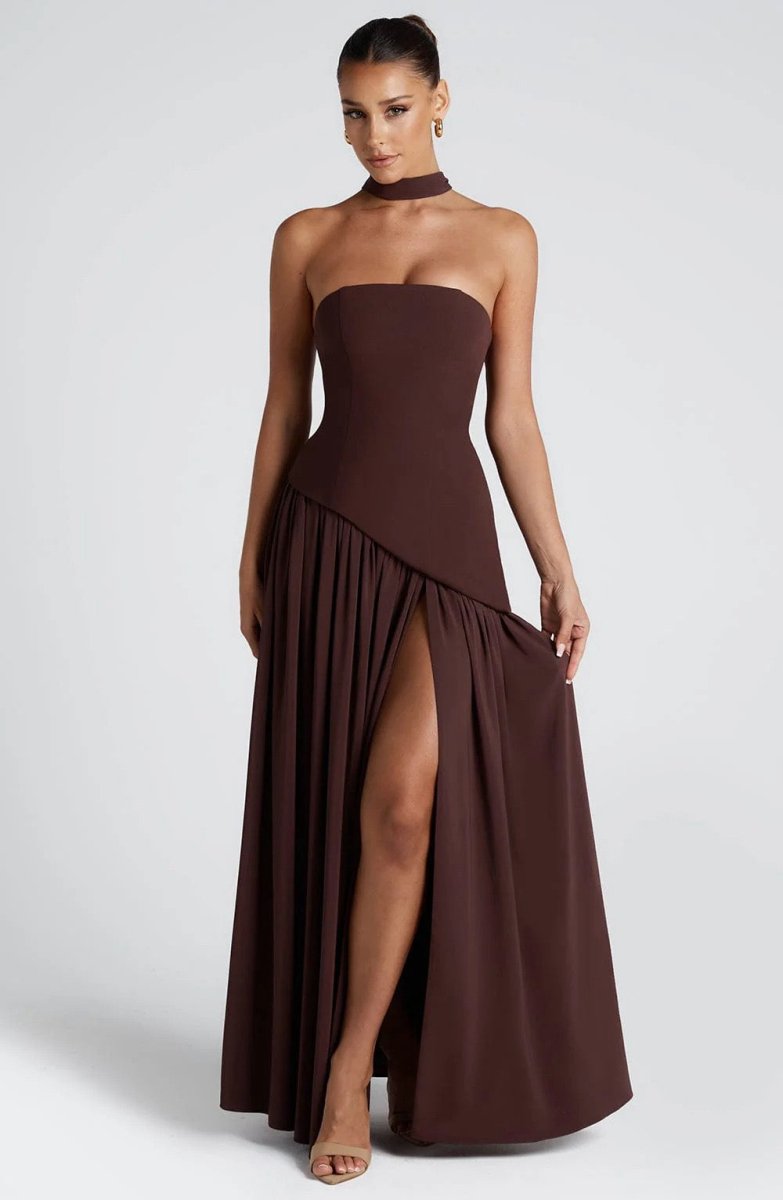 Beatriz™ | Vestido Longo com Corte Sofisticado - | Benedita Lisboa