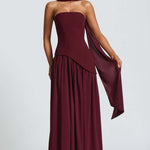 Beatriz™ | Vestido Longo com Corte Sofisticado - | Benedita Lisboa