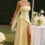 Beatriz™ | Vestido Longo com Corte Sofisticado - | Benedita Lisboa