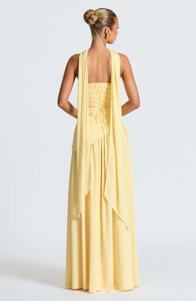 Beatriz™ | Vestido Longo com Corte Sofisticado - | Benedita Lisboa