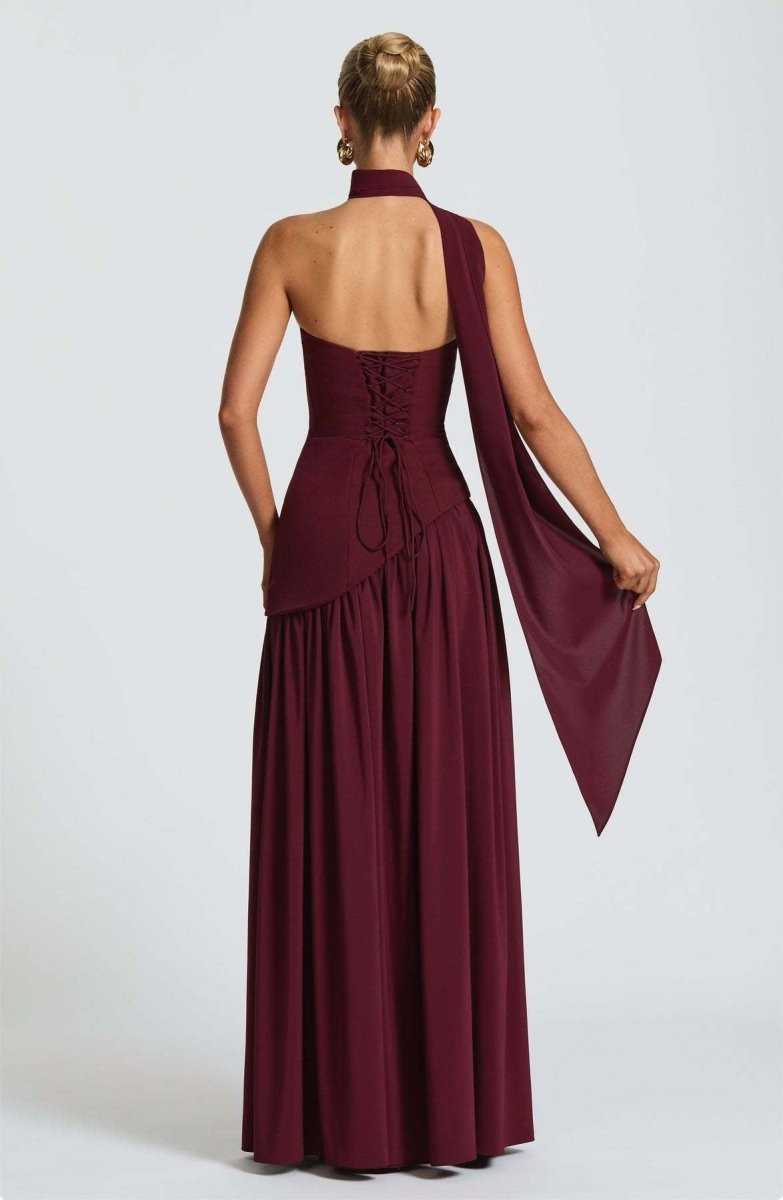 Beatriz™ | Vestido Longo com Corte Sofisticado - | Benedita Lisboa