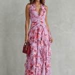 Bela™ | Vestido Super Elegante, com um Design Floral Romântico e Femino - Maxi Dresses | Benedita Lisboa