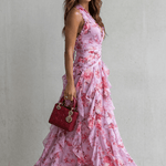 Bela™ | Vestido Super Elegante, com um Design Floral Romântico e Femino - Maxi Dresses | Benedita Lisboa