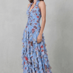 Bela™ | Vestido Super Elegante, com um Design Floral Romântico e Femino - Maxi Dresses | Benedita Lisboa