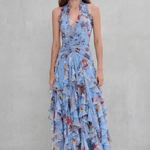 Bela™ | Vestido Super Elegante, com um Design Floral Romântico e Femino - Maxi Dresses | Benedita Lisboa
