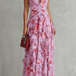 Bela™ | Vestido Super Elegante, com um Design Floral Romântico e Femino - Maxi Dresses | Benedita Lisboa