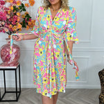 Belizanda™ | Vestido Elegante Floral - | Benedita Lisboa