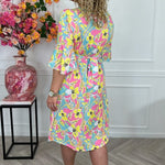 Belizanda™ | Vestido Elegante Floral - | Benedita Lisboa