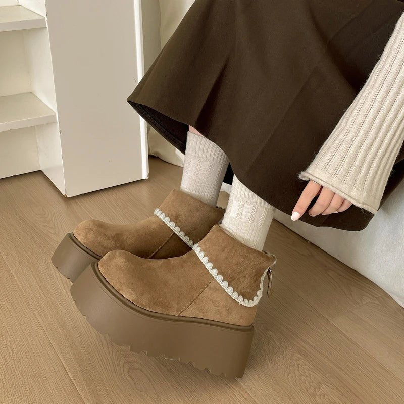 Benedita™ | Botas com plataforma elegante para dias frios - | Benedita Lisboa