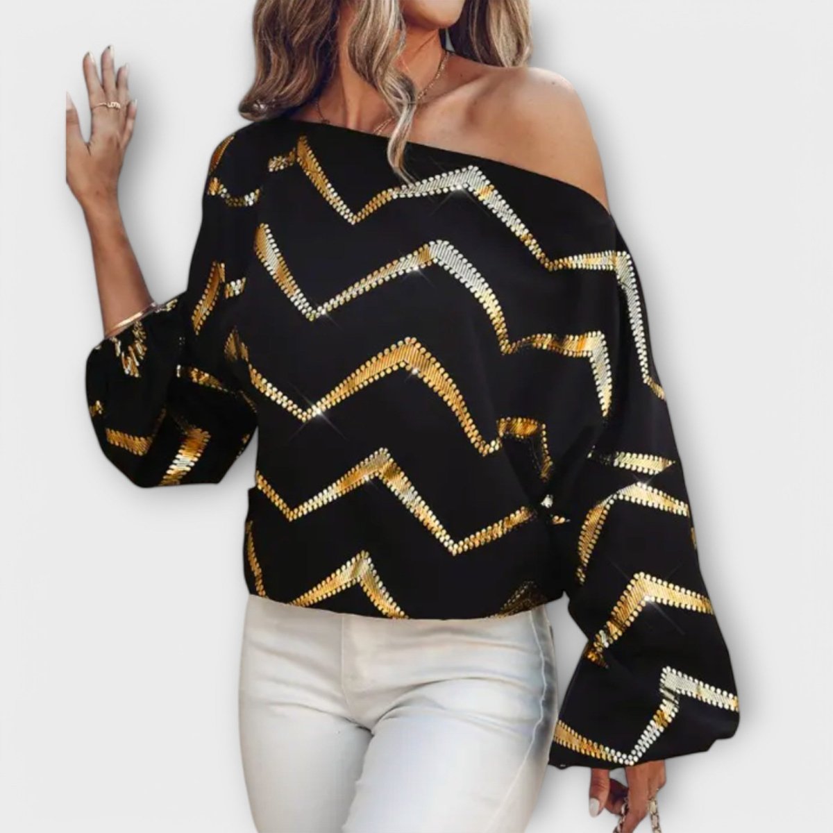 Bianca™ | Blusa elegante de primavera - | Benedita Lisboa