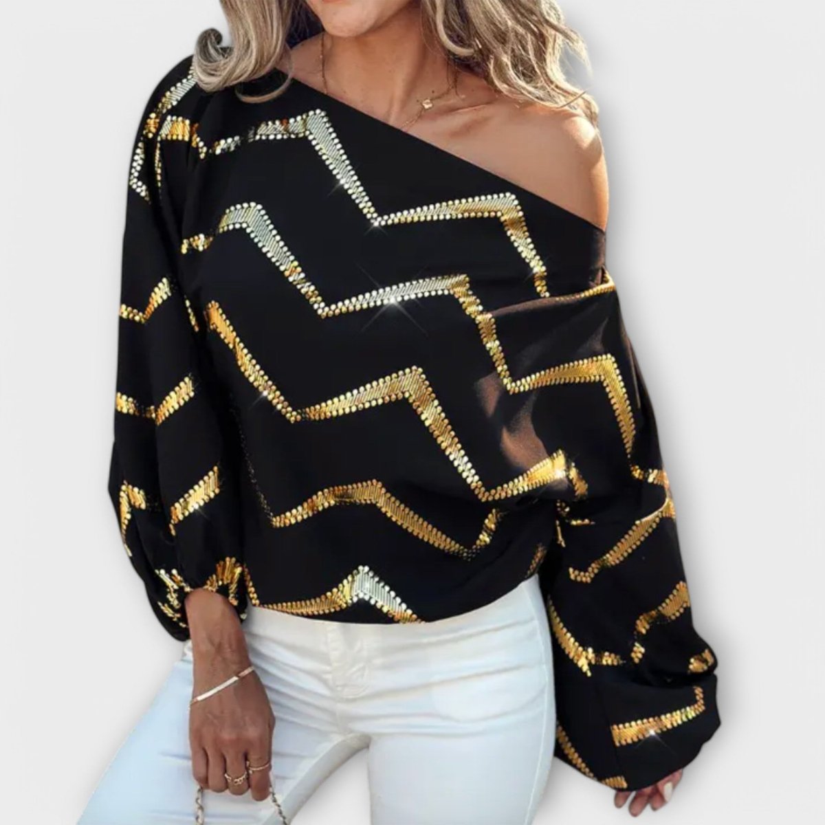 Bianca™ | Blusa elegante de primavera - | Benedita Lisboa