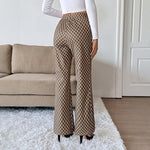 Bianca™ | Calças em Xadrez Elegantes - 0 | Benedita Lisboa