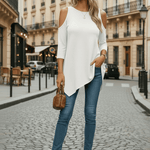 Bianca™ | Camisola Super Elegante e Confortável, Ideal para Dias Quentes - Maglie da donna | Benedita Lisboa