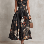 Bianca™ | Vestido Midi Floral, Super Elegante e Confortável - | Benedita Lisboa