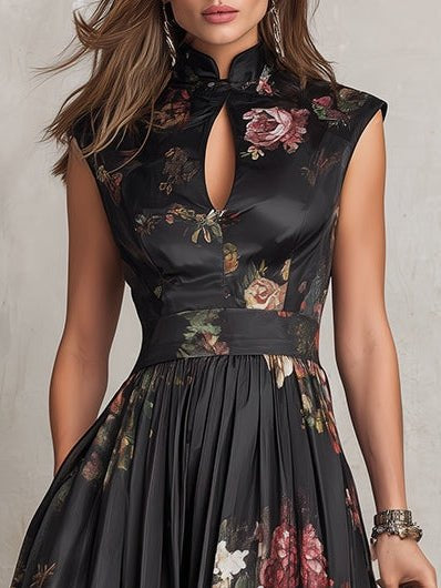 Bianca™ | Vestido Midi Floral, Super Elegante e Confortável - | Benedita Lisboa