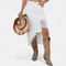 BLAKE™ – Saia Maxi de Denim de Cintura Alta Relaxada - | Benedita Lisboa