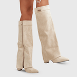 Botas Altas com Design Elegante - | Benedita Lisboa