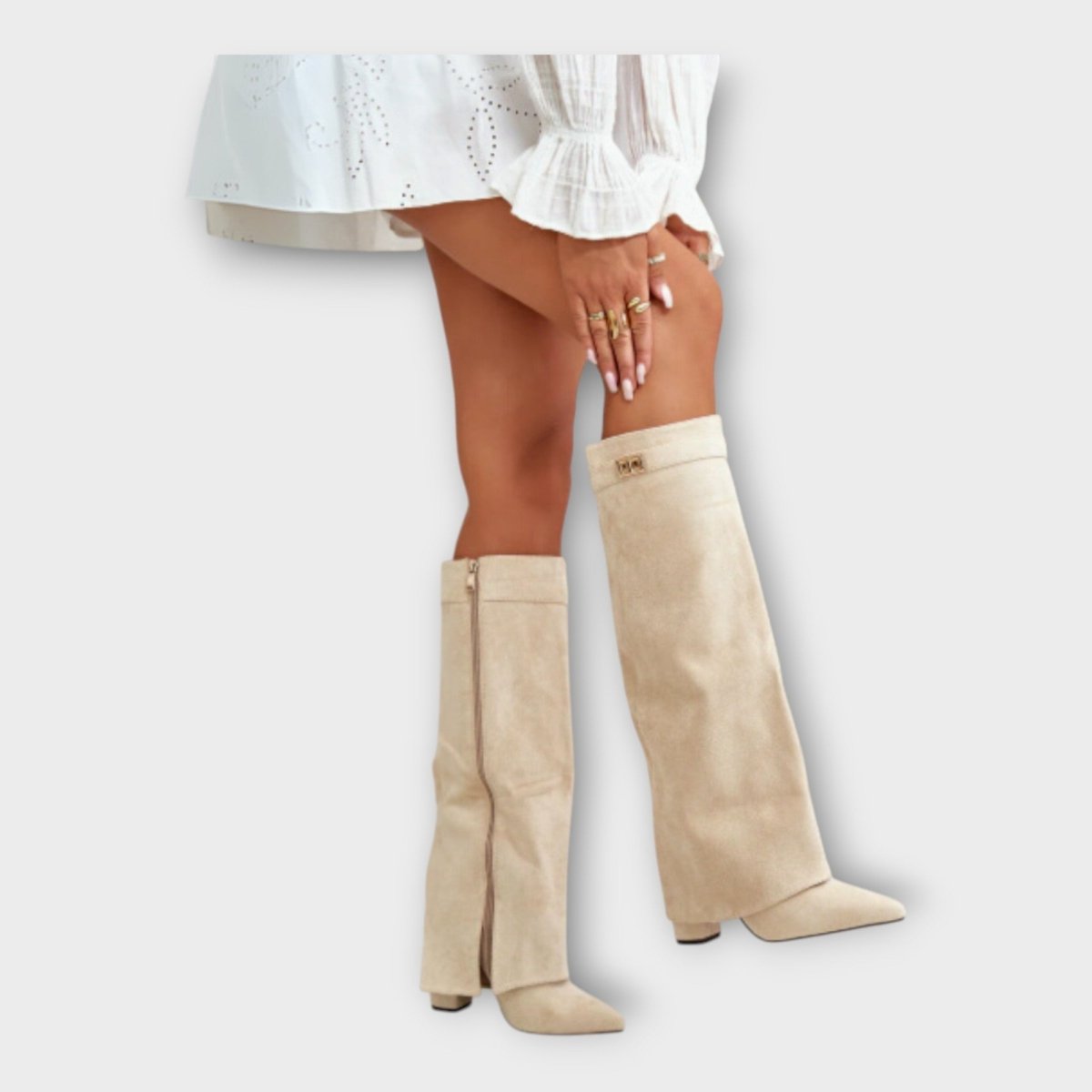 Botas Altas com Design Elegante - | Benedita Lisboa