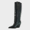 Botas com Design Croco e Salto Elegante - | Benedita Lisboa