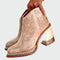 Botas de couro bordadas - | Benedita Lisboa
