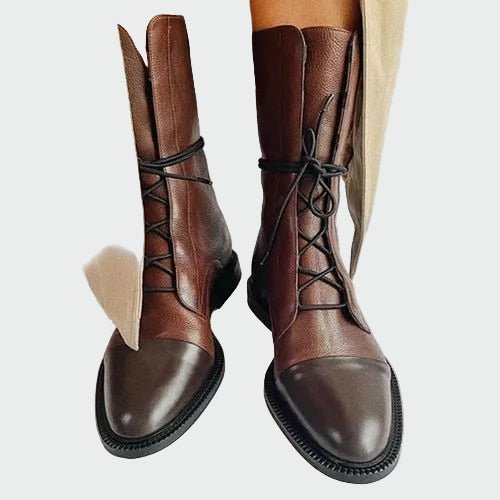 Botas de couro ortopédicas - | Benedita Lisboa