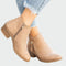 Botas de couro ortopédicas premium com salto para o inverno - | Benedita Lisboa