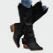 Botas de cowboy de couro retro - | Benedita Lisboa