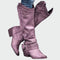 Botas de cowboy de couro retro - | Benedita Lisboa