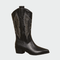 Botas de cowboy ocidentais em pele - | Benedita Lisboa