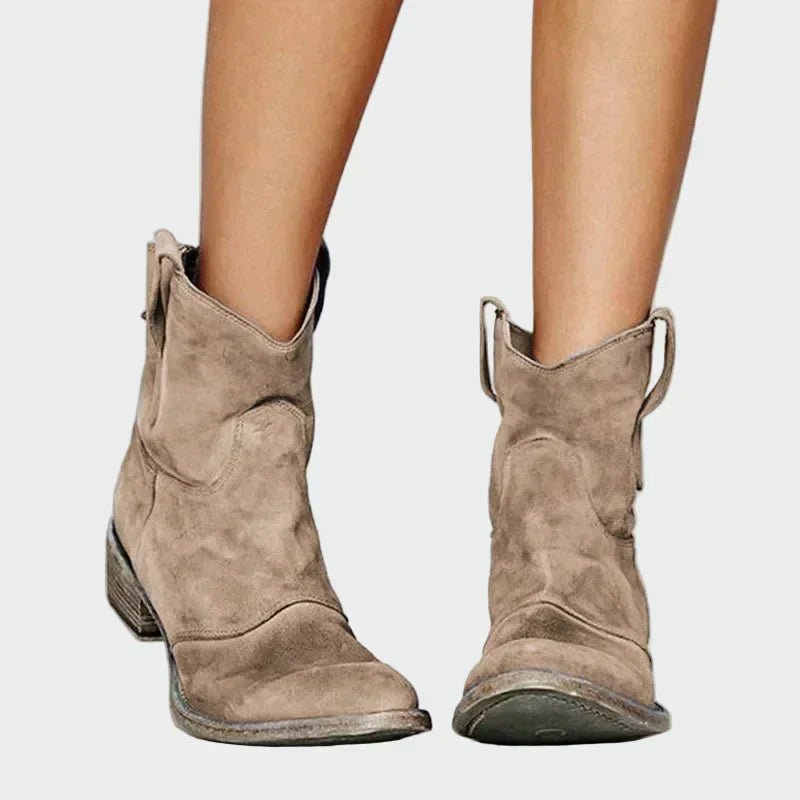 Botas de cowboy retro de tornozelo - | Benedita Lisboa