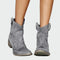 Botas de cowboy retro de tornozelo - | Benedita Lisboa