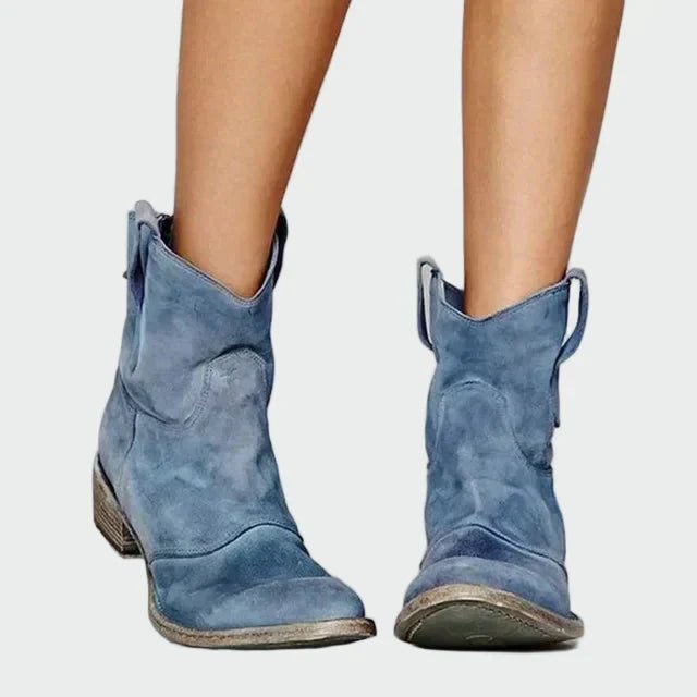 Botas de cowboy retro de tornozelo - | Benedita Lisboa