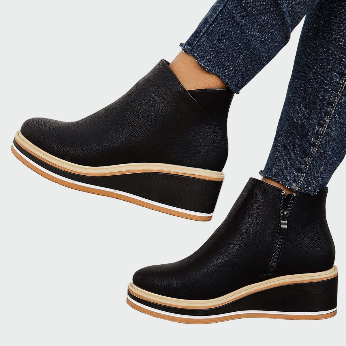 Botins de couro ortopédicos - | Benedita Lisboa
