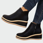 Botins de couro ortopédicos - | Benedita Lisboa